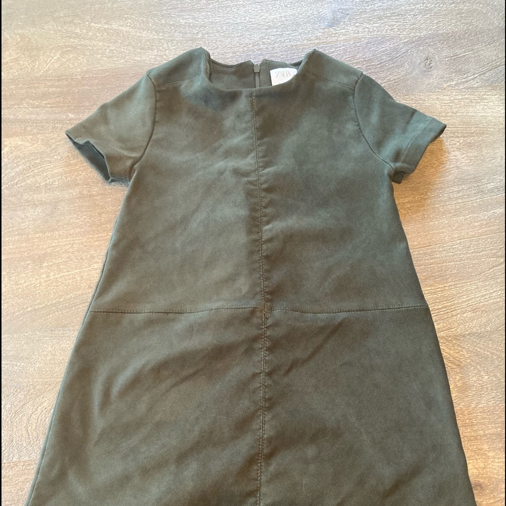 Vegan Suede Girls Dress